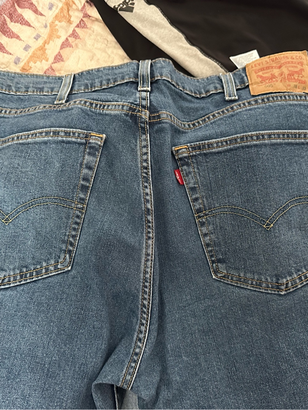 Men’s Levi's 505 Blue Classic Jeans size W38L32